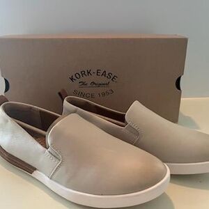 Kork-Ease Women's Cream Slip-On Sneaker